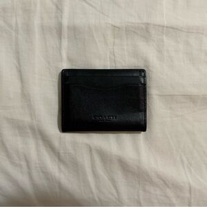 Coach Magnetic Black Card Holder